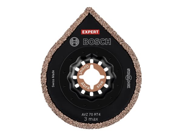 Bosch Expert 3 max AVZ 70 RT4 - Multiverktøysblad - for gipsblanding, morter - 10 deler - 70 mm - grovkorn: 40
