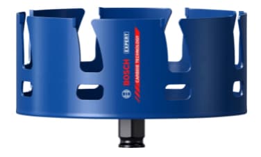 Bosch 2 608 900 487, Single/enkelt, Drill, Murstein, Plast, Mykt tre, Flis, Blå, 6 cm, 15,2 cm