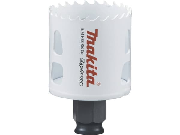 Makita E-03816, Single, Borr, Stål, Gjuten aluminium, Plast, Trä, Rostfritt stål, Vit, Bimetall, 4,4 cm