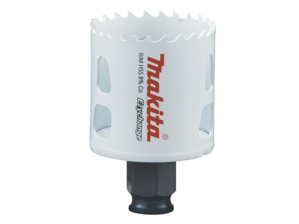 Makita E-03816, Single, Borr, Stål, Gjuten aluminium, Plast, Trä, Rostfritt stål, Vit, Bimetall, 4,4 cm