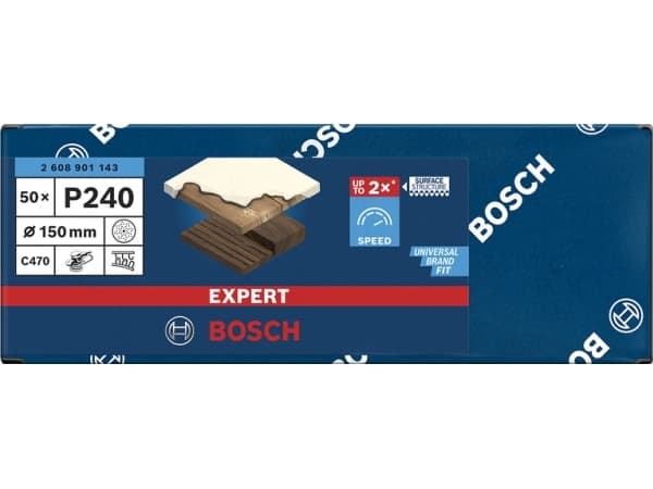 Bosch SLIBEBLAD EXC 150MM K240 MULTI 50 st