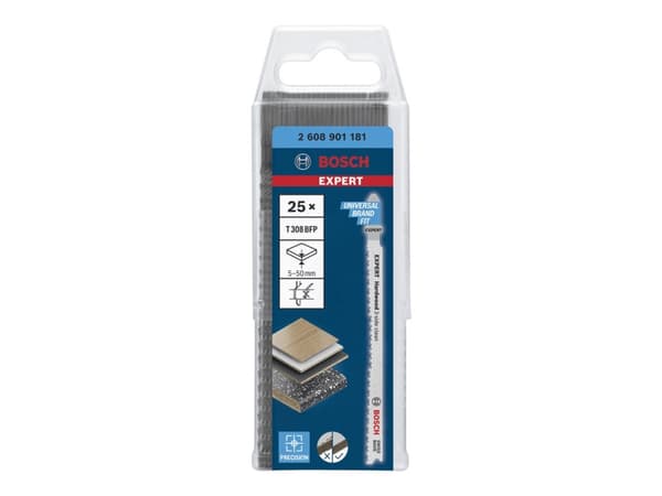 Bosch STIKSAVKLINGE T308BFP HARDWOOD 25 DELAR