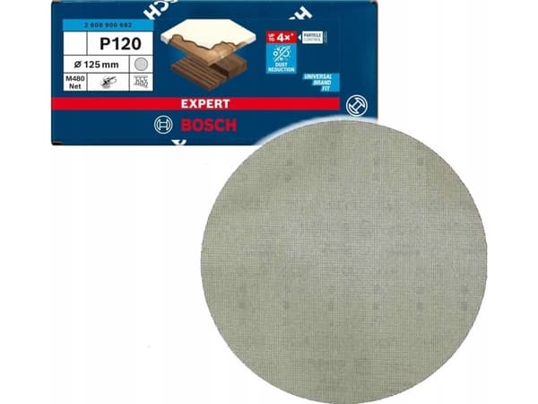 Bosch SLIBEBLAD EXC 125MM NET K120 50STK EXP