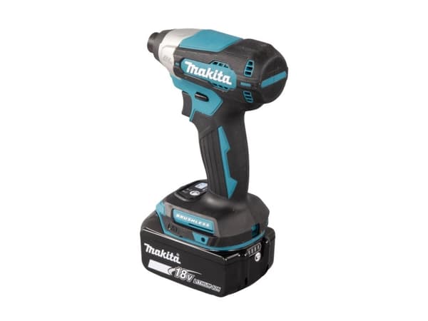 Makita DTD157Z - Iskevä iskuväännin - akkukäyttöinen - 2-nopeuksinen - 1/4" jarruton 6,35 mm - 140 N-m - ei akkua - 18 V - SOLO