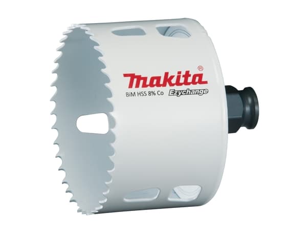 Makita E-03931, Enkel, borr, stål, aluminium, plast, trä, rostfritt stål, vit, bimetall, 4,4 cm