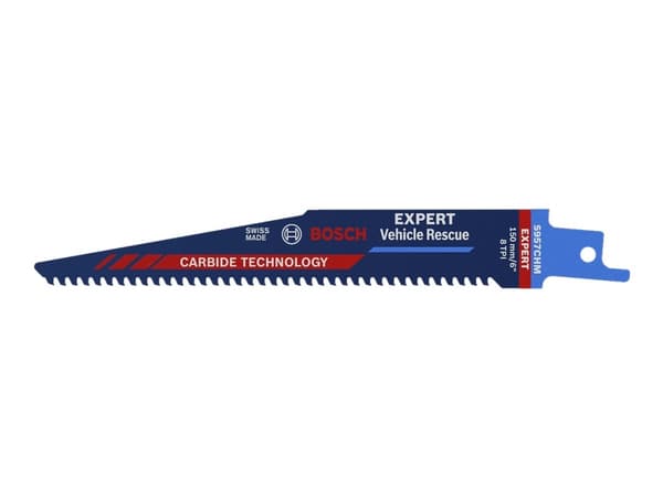 Bosch 2 608 900 378, Puukkosahanterä, Lasi, Terästä, Runsashiilinen teräs (HCS), Sininen, 10 cm, 3 mm