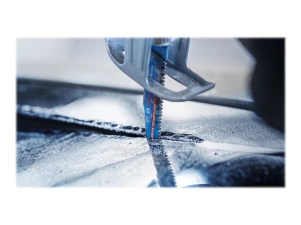 Bosch 2 608 900 378, Puukkosahanterä, Lasi, Terästä, Runsashiilinen teräs (HCS), Sininen, 10 cm, 3 mm