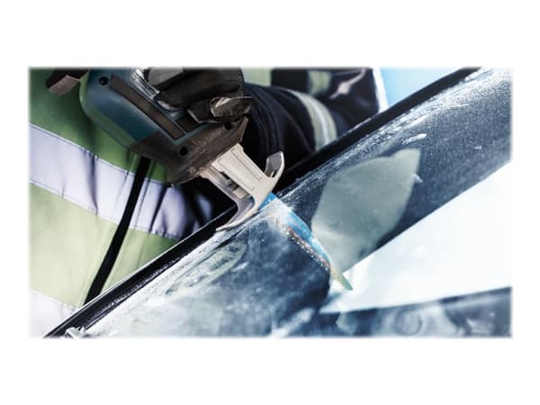 Bosch 2 608 900 378, Puukkosahanterä, Lasi, Terästä, Runsashiilinen teräs (HCS), Sininen, 10 cm, 3 mm