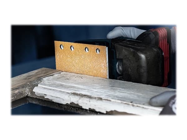 Bosch Expert C470 - Sandpapper - för lövträ, målarfärg på trä - 10 delar - rektangulär - grus: P120 - 133 mm x 80 mm