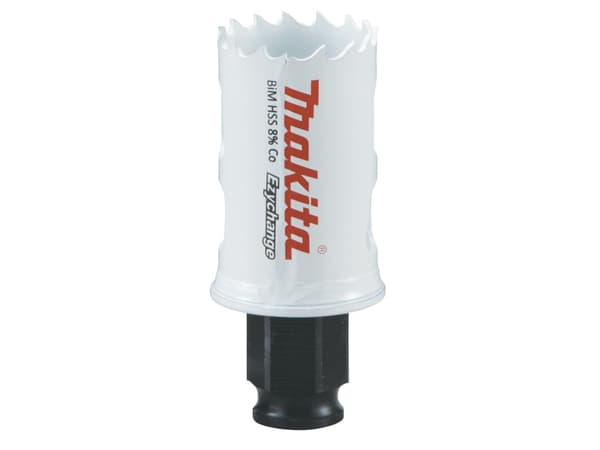 Makita E-03729, Yksi, Pora, Terästä, Alumiini, Muovi, Puu, Ruostumaton teräs, Valkoinen, Kaksoismetalli, 4,4 cm