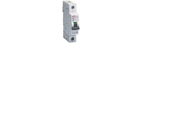 AEG Automaattisulakkeet C 10A, 1-napainenC-ominaisuudet10kAoikosulkukapasiteetti230/400VAC, 18 mm leveät