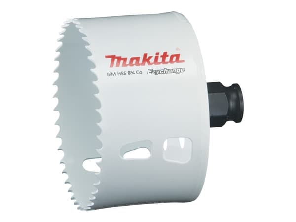 Makita E-03953, Enkel, borr, stål, aluminium, plast, trä, rostfritt stål, vit, bimetall, 4,4 cm