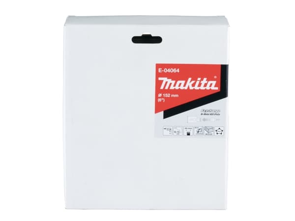 Makita E-04064, Single, Borr, Stål, Gjuten aluminium, Plast, Trä, Rostfritt stål, Vit, Bimetall, 4,4 cm