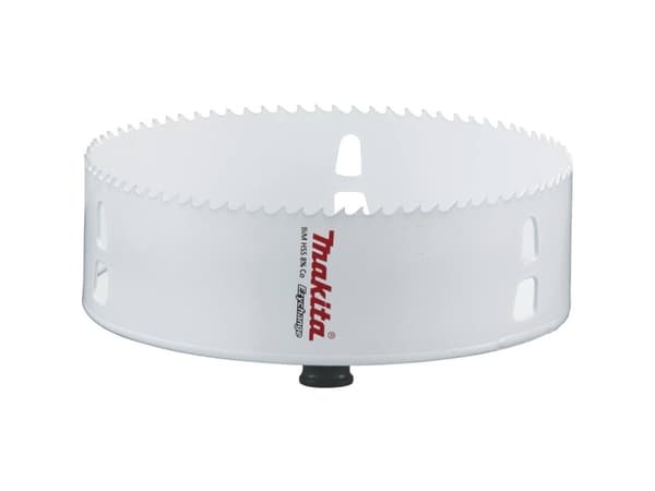 Makita E-04064, Single, Borr, Stål, Gjuten aluminium, Plast, Trä, Rostfritt stål, Vit, Bimetall, 4,4 cm