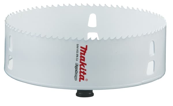 Makita E-04064, Single, Borr, Stål, Gjuten aluminium, Plast, Trä, Rostfritt stål, Vit, Bimetall, 4,4 cm
