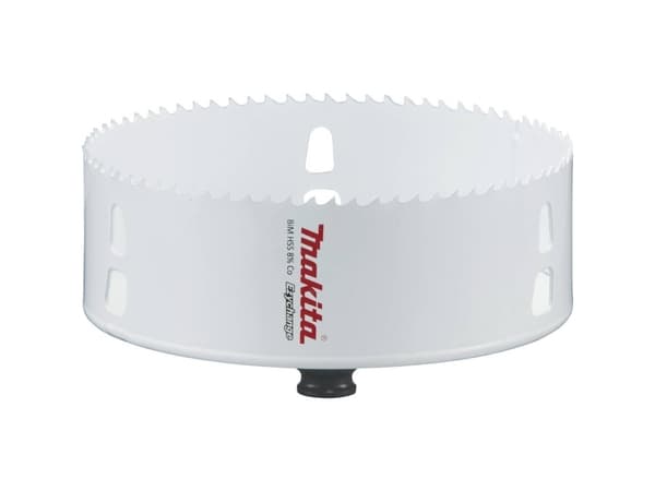 Makita E-04058, Single/enkelt, Drill, Stål, Aluminium, Plast, Tre, Rustfritt stål, Hvit, Bimetall, 4,4 cm