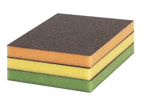 Bosch Expert S473 - Sanding pad - mellangrovt, fint, super fine (paket om 3)