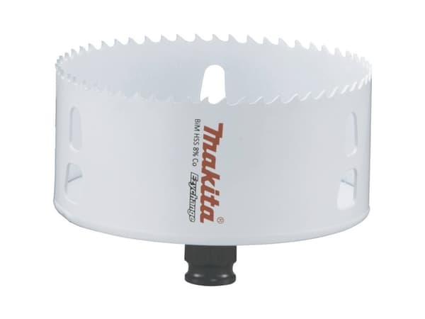 Makita E-04008, Single/enkelt, Drill, Stål, Aluminium, Plast, Tre, Rustfritt stål, Hvit, Bimetall, 4,4 cm