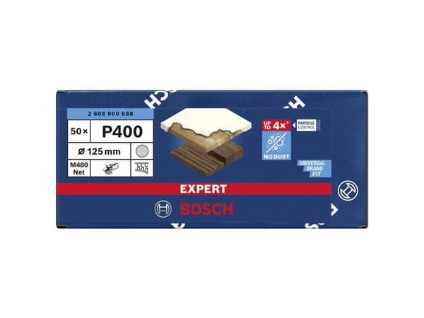 Bosch SLIBEBLAD EXC 125MM NET K400 50STK EXP