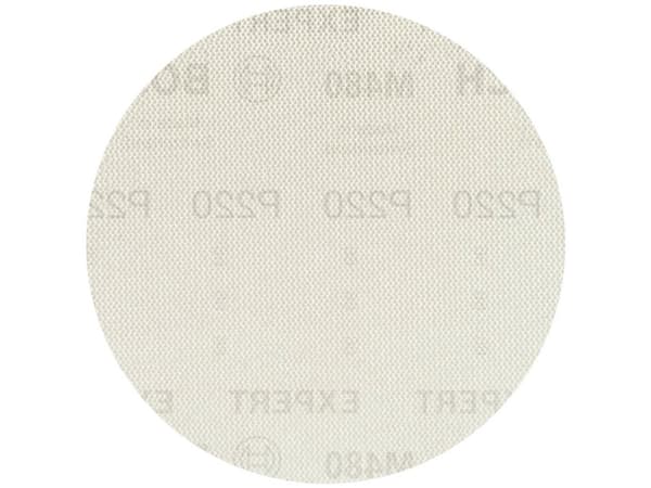 Bosch Expert M480 Net - Sandpapper - för mjuka träslag, lövträ, träfanér, målarfärg på trä - 5 delar - rund - grus: P220 - 150 mm