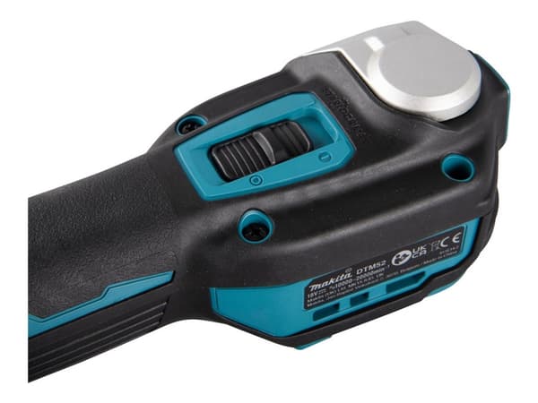 Makita DTM52Z, Hionta, Sahaus, Kaavinta, Harjaton, Musta, Sininen, Hopea, 20000 OPM, 10000 OPM, 3,6° - SOLO