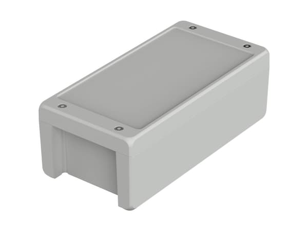 Bopla BA-S 241309 F Bocube Alu Gehäuse 7035 00165235 Industrikabinet 259 x 128 x 90 Alumiini Gråhvid (RAL 7035) 1 stk