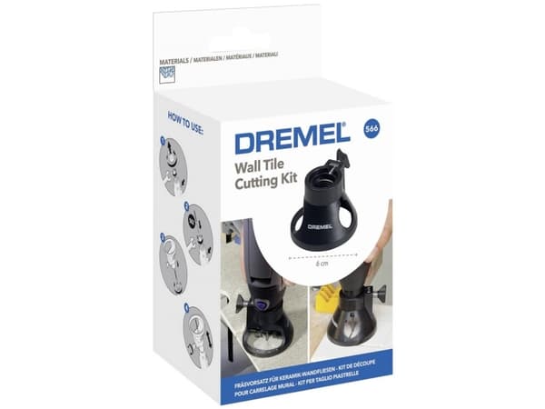 Dremel 566 - Rotasjonsskjærer - for flis - lengde: 45 mm - bredde: 70 mm - for Dremel 200, 3000, 4000, 4200, 4250, 4300, 8100, 8200, 8220, 8260