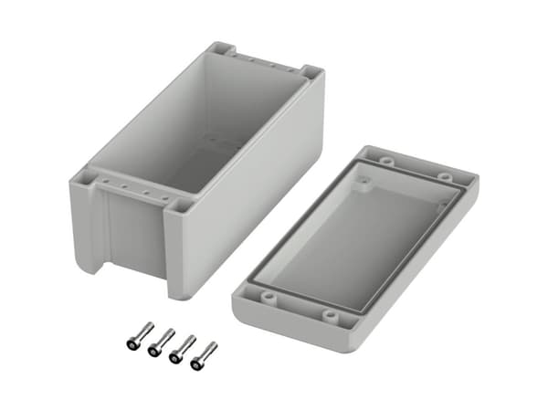 Bopla BA-S 180809 F Bocube Alu Gehäuse 7035 00164135 Industrikabinet 199 x 86 x 90 Alumiini Gråhvid (RAL 7035) 1 stk