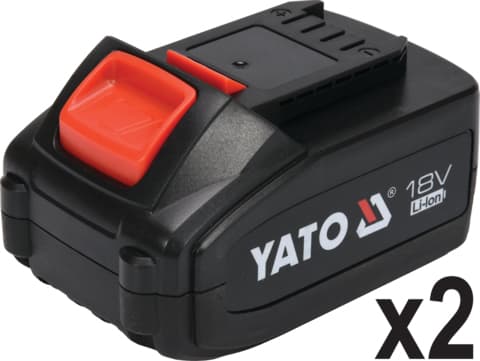 Vinkelsliper 18V 2x Aku YATO YT-82828