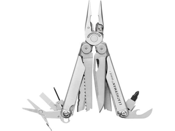 Leatherman Wave+ - Flerformålsverktøy - 18 deler - 10 cm (lukket) - inn sheath