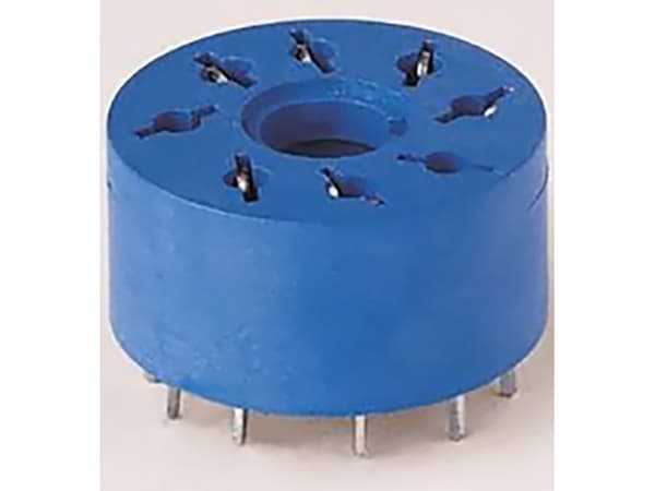 Finder Socket for 60.12 88.12 series relays for printed circuit board diameter 20.5mm (90.14)
