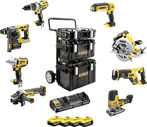 DEWALT COMBO 18V DCD996+DCF880+DCG405+DCS331+DCS367+DCS570+DCH273+DCL050 4x5.0Ah TS-kori