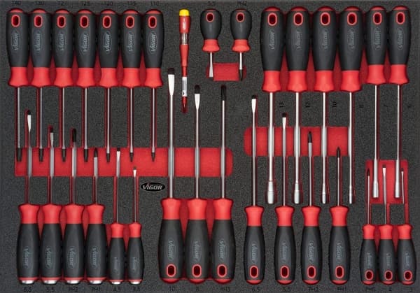 Vigor screwdriver assortment 32 pieces - V4230