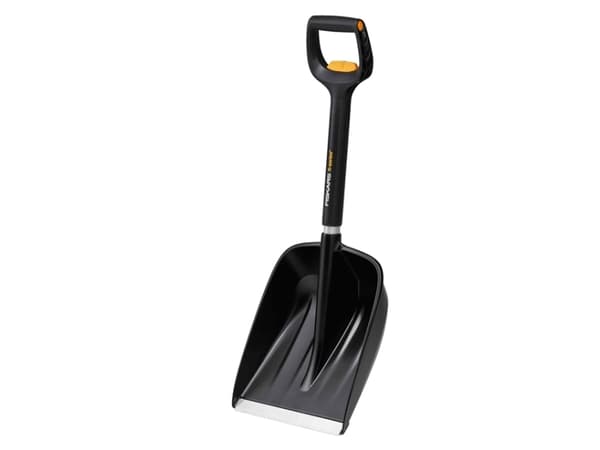 Fiskars 1057187, Snøskuffe, Metall, Sort, Sølv, Regulerbar, Ergonomisk, Finland, 29 cm