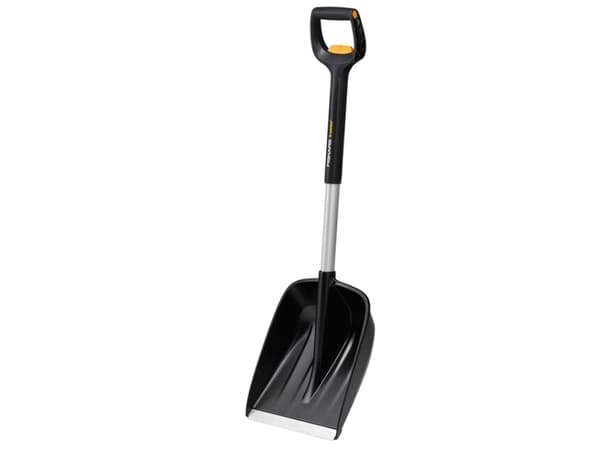 Fiskars 1057187, Snøskuffe, Metall, Sort, Sølv, Regulerbar, Ergonomisk, Finland, 29 cm