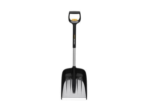 Fiskars 1057187, Lumilapio, Metalli, Musta, Hopea, Säädettävä, Ergonominen, Suomi, 29 cm