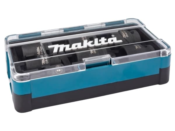 Makita CR-MO Drive - Impact socket and adapter set - 7 delar - 13 mm, 24 mm, 22 mm, 21 mm, 19 mm, 17 mm