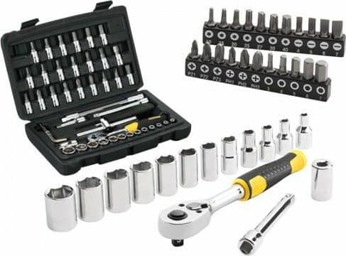 Stanley STMT82672-0, 6,7,8,9,10,11,12,13,14 mm, 1 stykker, Sort, Rustfritt stål, Gult, Sort, Gult, 37 stykker