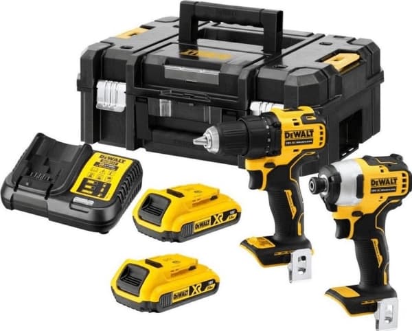 DEWALT COMBO 18V PORAKONE DCD708 + DCD809 2x2.0Ah TSTAK DCK2061D2T DCK2061D2T
