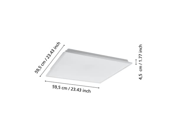 EGLO Herrora-Z, 6 lampor, LED, 750 LM, IP20, Vit