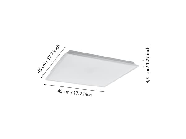 EGLO Herrora-Z, 1 lampor, LED, IP20, Vit