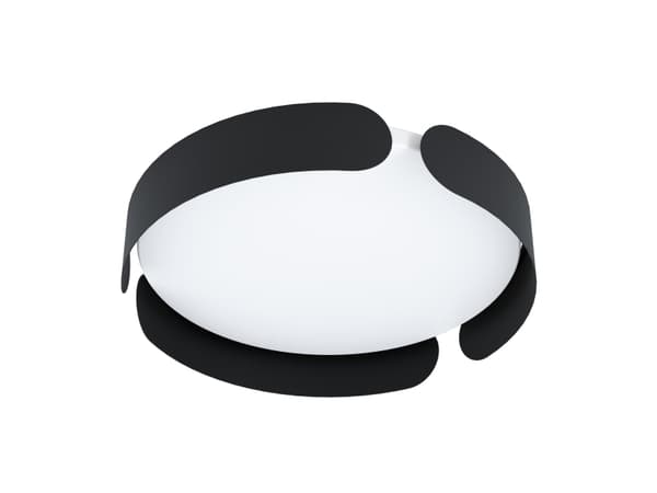 EGLO Valcasotto, LED, 3000 K, 2050 lm, IP20, Sort