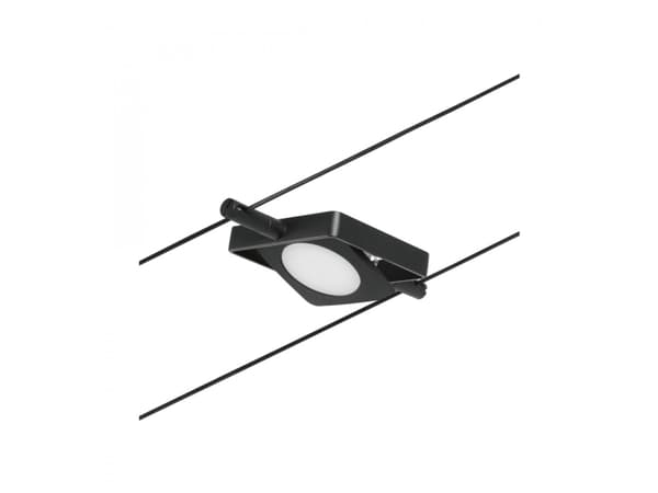 Paulmann 94425, Skena för spotlight, Glödlampan/-lamporna kan inte bytas ut, 1 lampor, LED, 3000 K, Svart, Krom