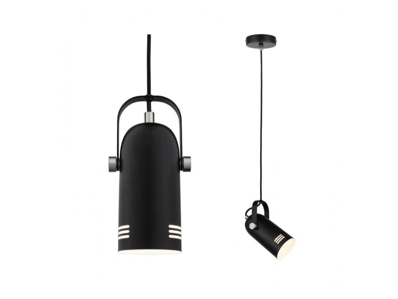 Paulmann Lavea, Flexibelt fäste, Svart, Svart, Metall, Rund, Svart