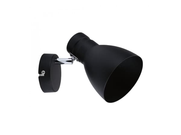 Spotlight DAVY max. 1x20W E27 230V black metal Svart