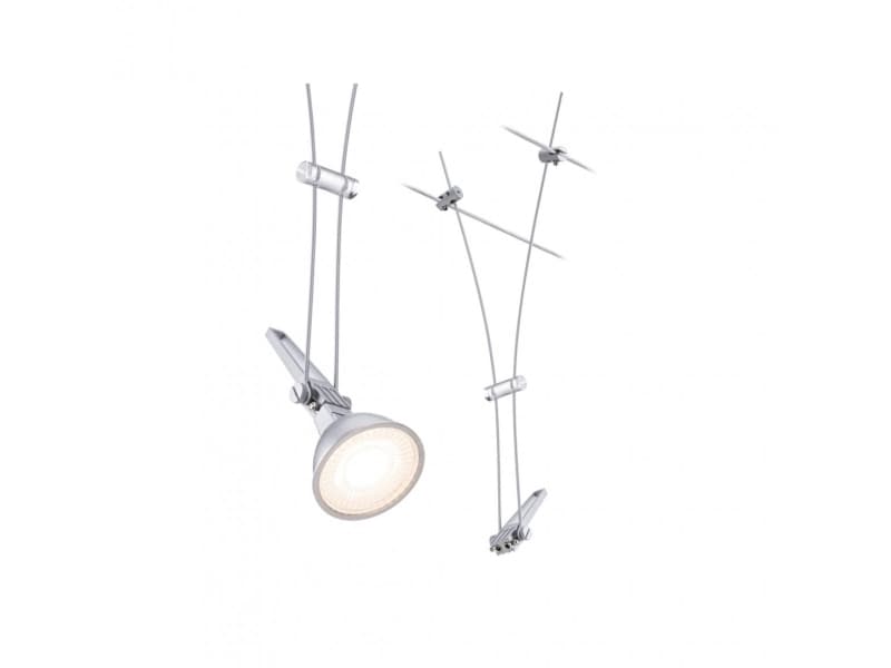 Paulmann PAULMANN Lavspændings-wiresystem-lampe GU5.3 Krom (mat)