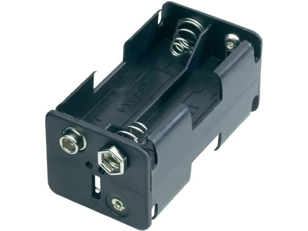 Goobay 12466 Batteriholder 4 R6 (AA) Trykknaptilslutning (L x B x H) 61.5 x 30 x 31.5 mm