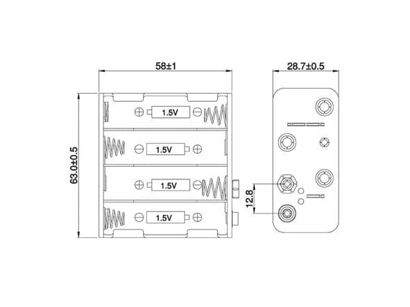 Goobay 11468, AA, Plast, Sort, -20 - 50 °C, 1 stykker, RoHS