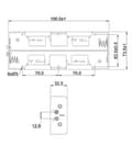 Miniatyrbilde 2 av 5: Goobay BH D 6xD, Passiv holder, Sort