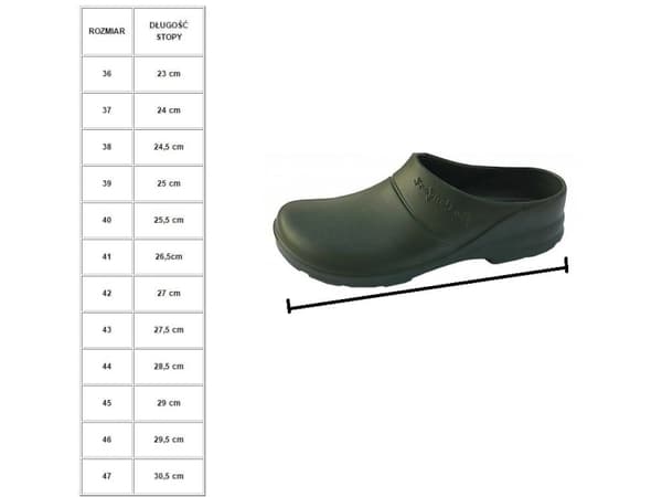 Lemigo Clogs Bio Comfort 40 grön 728580040A